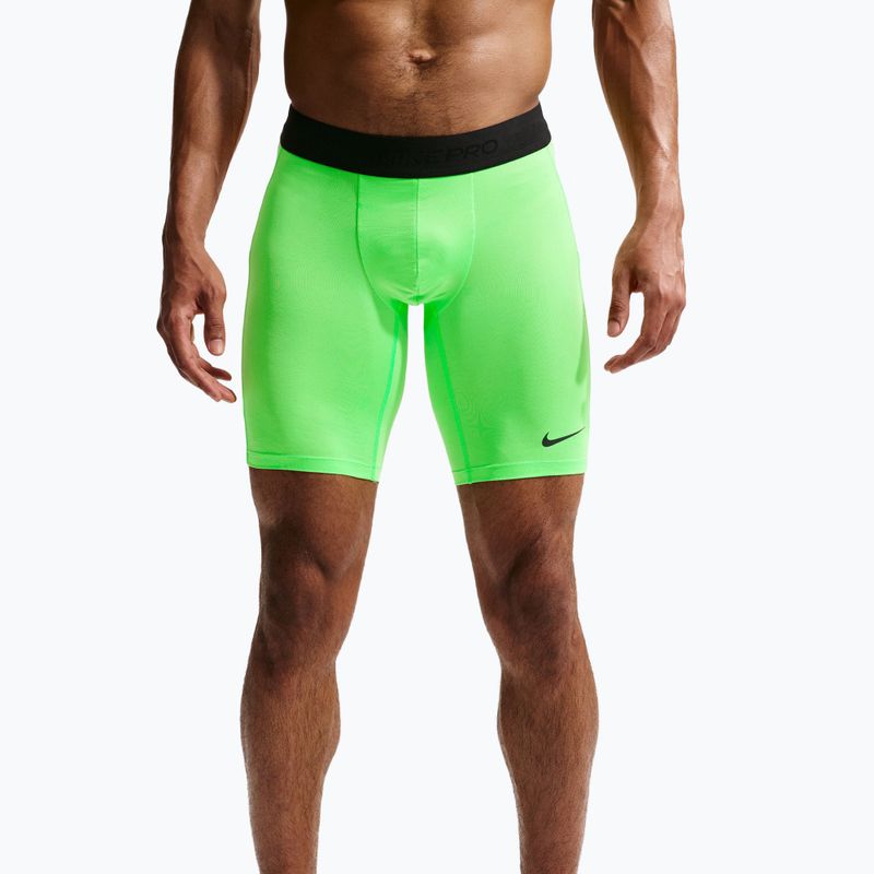 Vyriški treniruočių šortai Nike Pro Dri-Fit Fitness Long green strike/black 4