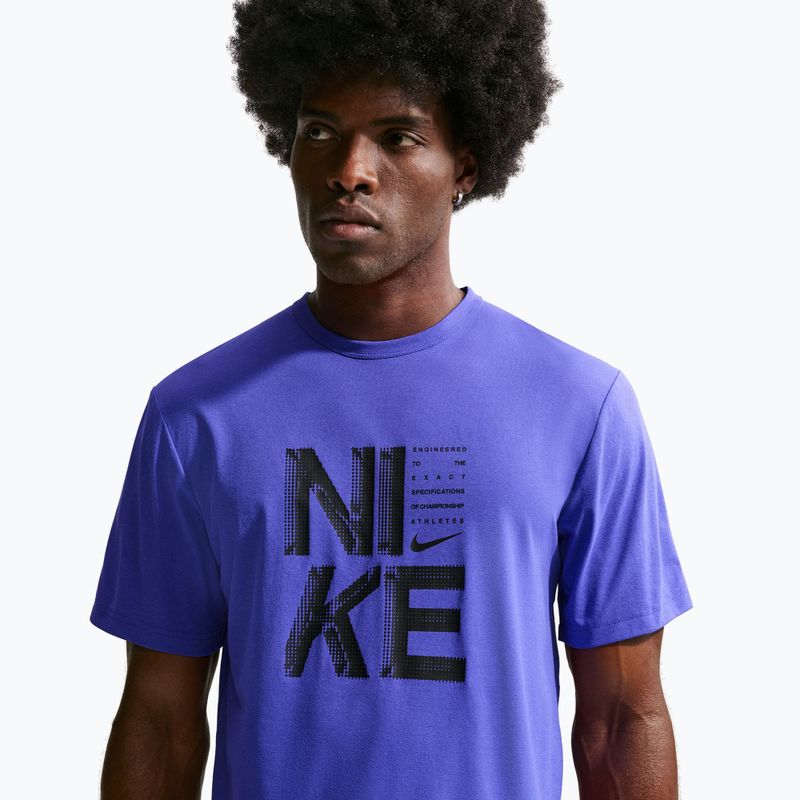 Vyriški treniruočių marškinėliai Nike Hyverse Dri-Fit Persian violet/black 5