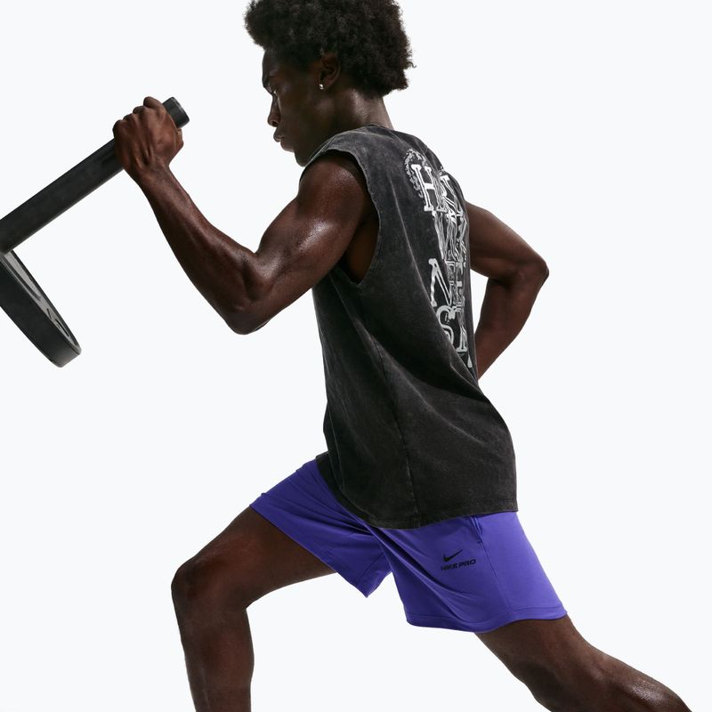 Vyriški šortai Nike Pro Training Dri-Fit 6" persian violet/black 4