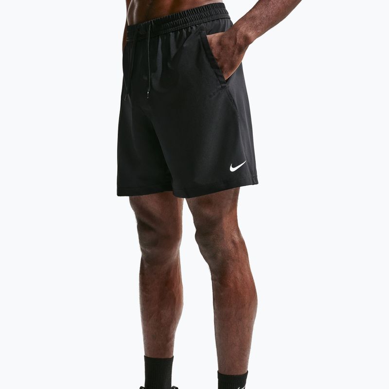 Vyriški treniruočių šortai Nike Form Dri-Fit Versatile 7" black/white 4