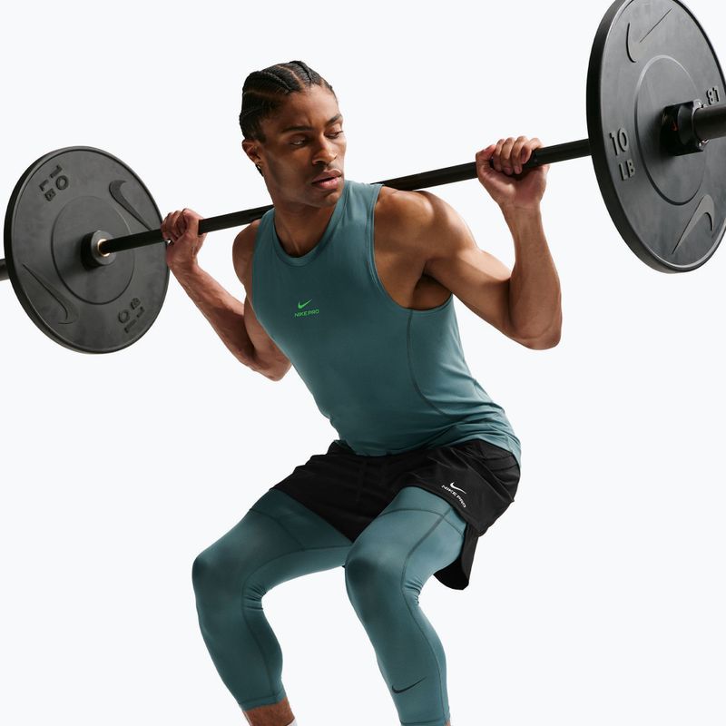 Vyriškos treniruočių tamprės Nike Pro Dri-Fit 3/4 Tight Fitness mineral slate/black 6