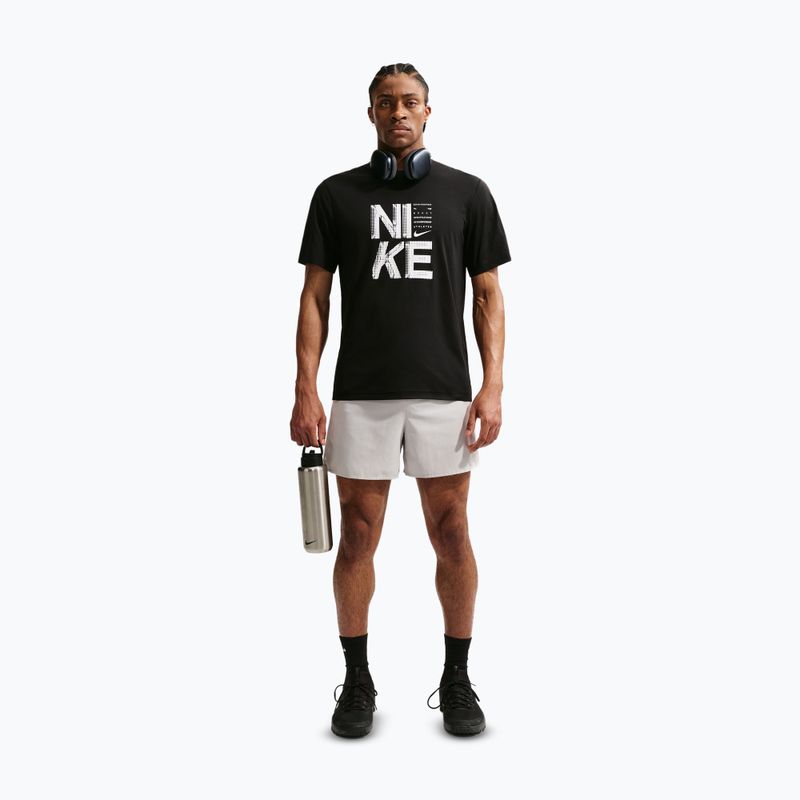Vyriški treniruočių marškinėliai Nike Hyverse Dri-Fit Persian black/white 2
