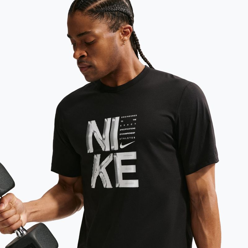 Vyriški treniruočių marškinėliai Nike Hyverse Dri-Fit Persian black/white 6