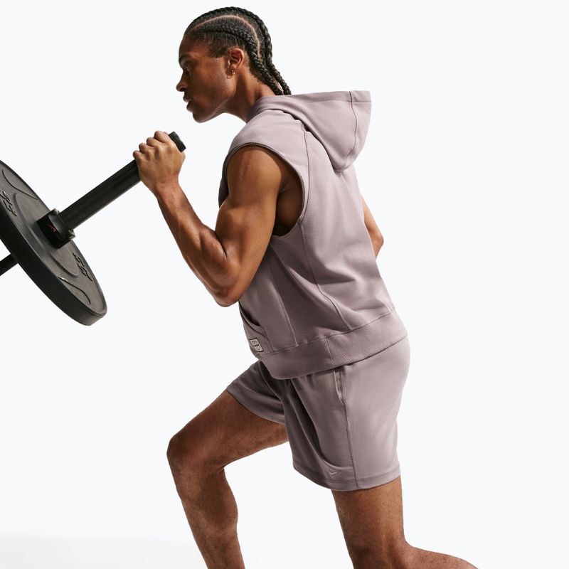 Vyriški šortai Nike Athletic Club Dri-Fit 5" light violet ore/pale ivory/light violet ore 6