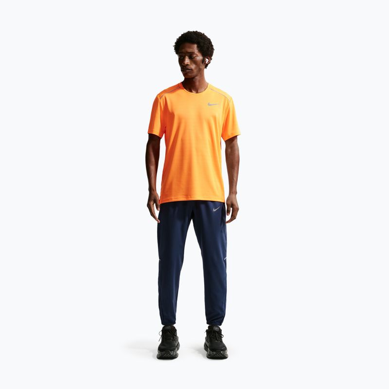 Vyriškos bėgimo kelnės Nike Miler Dri-Fit Woven midnight navy 2
