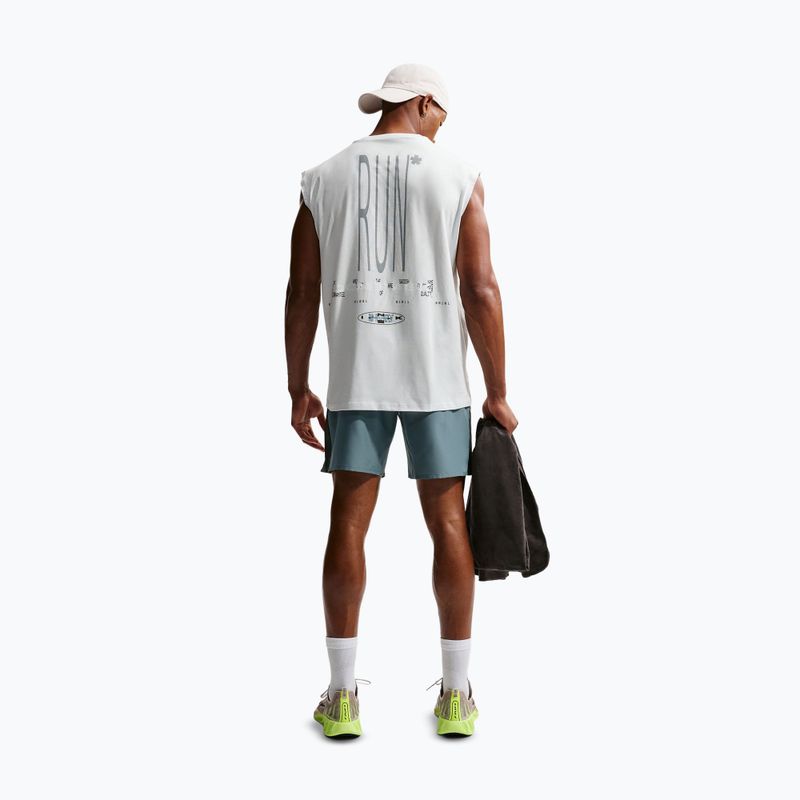 Vyriški bėgimo šortai Nike Miler Dri-Fit Brief Lined7" mineral slate 3