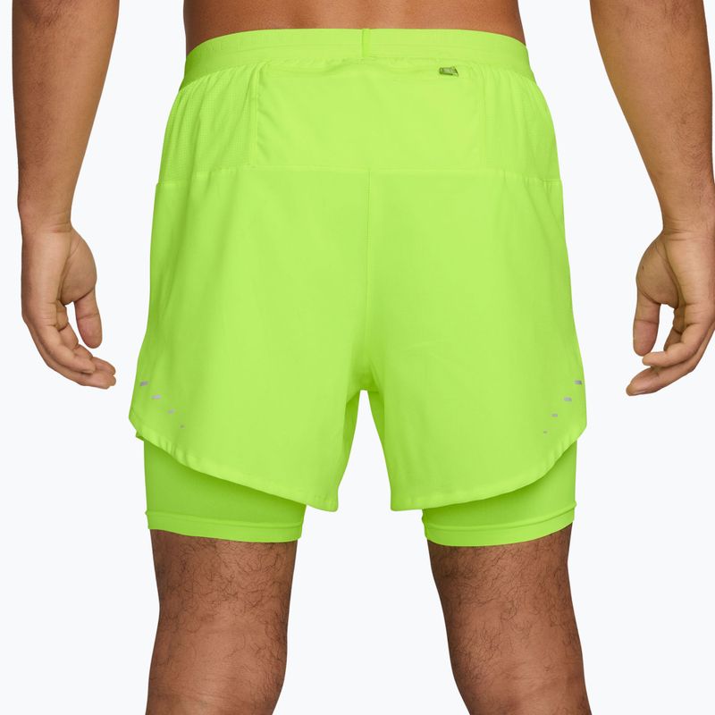 Vyriški bėgimo šortai Nike Stride Dri-Fit Hybrid 5" volt ice 2