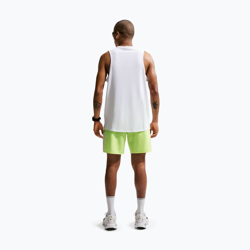 Vyriški bėgimo šortai Nike Miler Dri-Fit Brief Lined7" volt ice/barely volt 3