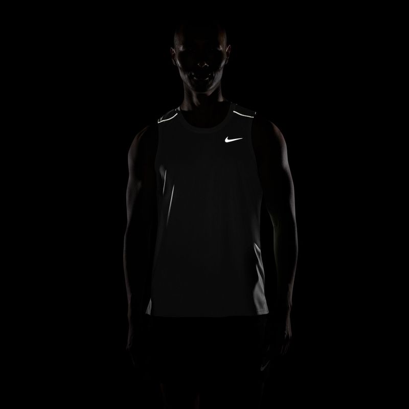 Vyriški bėgimo marškinėliai Nike Miler Dri-Fit white 7
