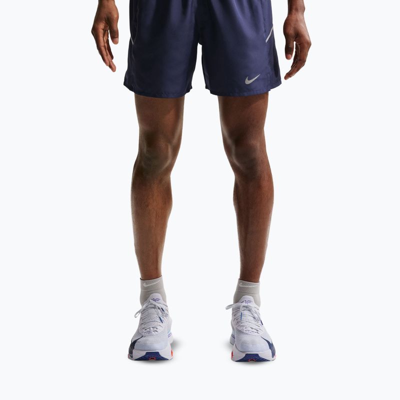 Vyriški bėgimo šortai Nike Miler Dri-Fit 2in1 5" midnight navy 4
