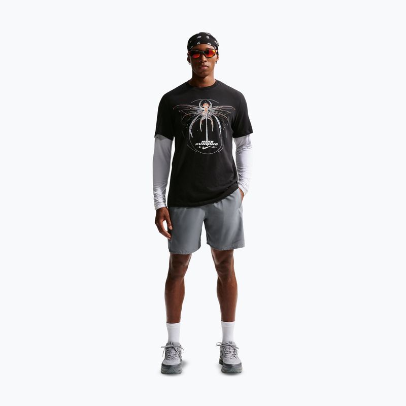 Vyriški šortai Nike Miler Dri-Fit 7" smoke grey/smoke grey 2