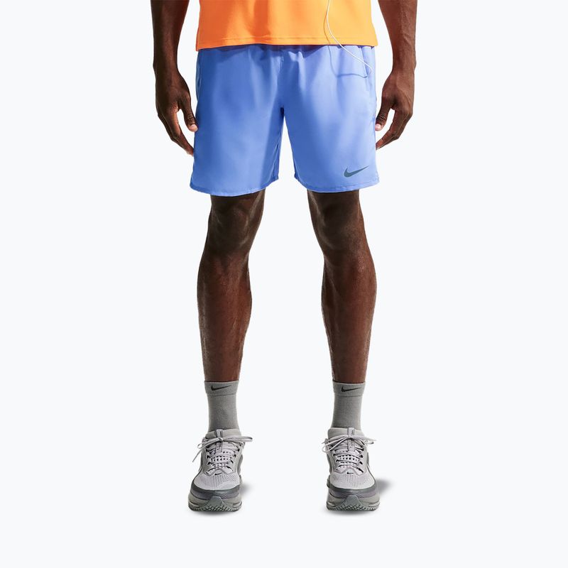 Vyriški bėgimo šortai Nike Miler Dri-Fit 2in1 7" royal pulse/sapphire