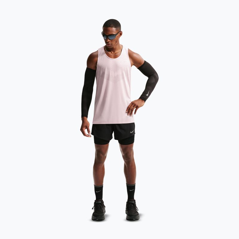 Vyriški bėgimo marškinėliai Nike Stride Dri-Fit ADV silt red 2