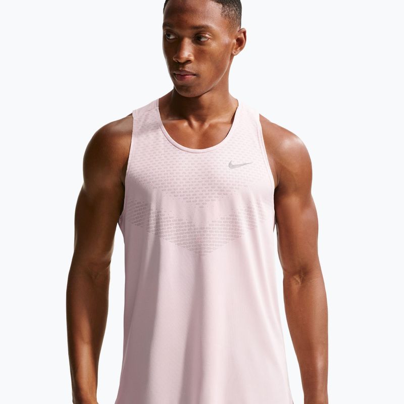 Vyriški bėgimo marškinėliai Nike Stride Dri-Fit ADV silt red 5