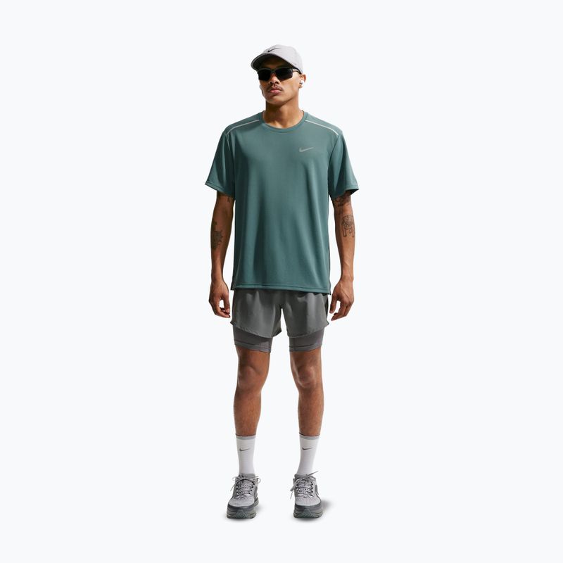 Vyriški bėgimo marškinėliai Nike Miler Dri-Fit UV mineral slate 2