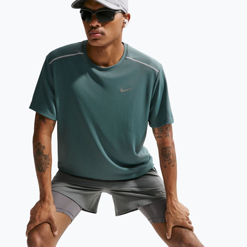 Vyriški bėgimo marškinėliai Nike Miler Dri-Fit UV mineral slate 4