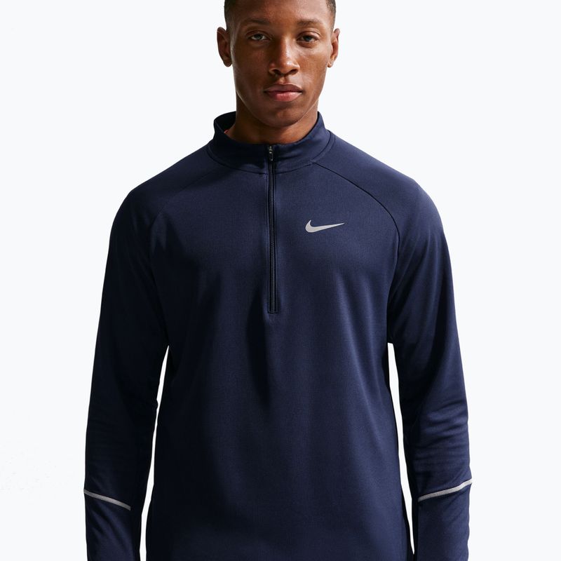 Vyriškas bėgimo džemperis Nike Miler Dri-Fit UV 1/2 Zip midnight navy 4