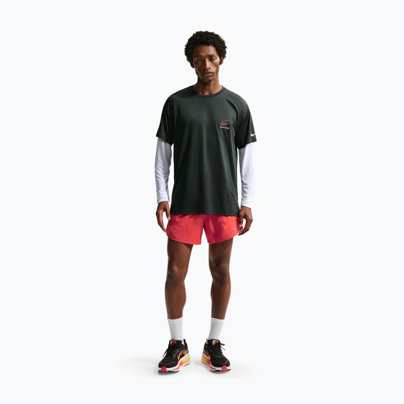 Vyriški bėgimo marškinėliai Nike Stride Dri-Fit ADV black spruce 2