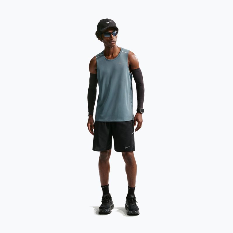 Vyriški bėgimo marškinėliai Nike Miler Dri-Fit mineral slate 2