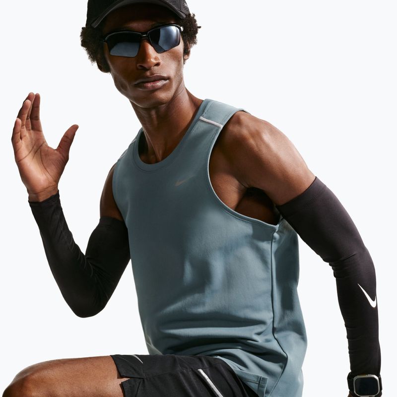 Vyriški bėgimo marškinėliai Nike Miler Dri-Fit mineral slate 5