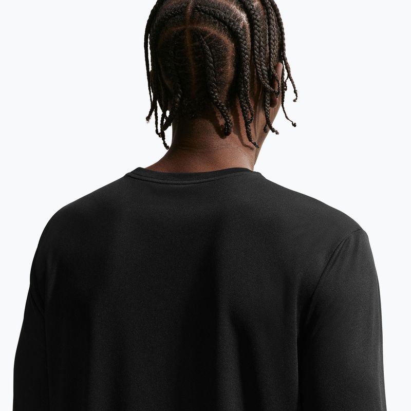 Vyriški bėgimo marškinėliai ilgomis rankovėmis Nike Miler Dri-Fit UV black 6