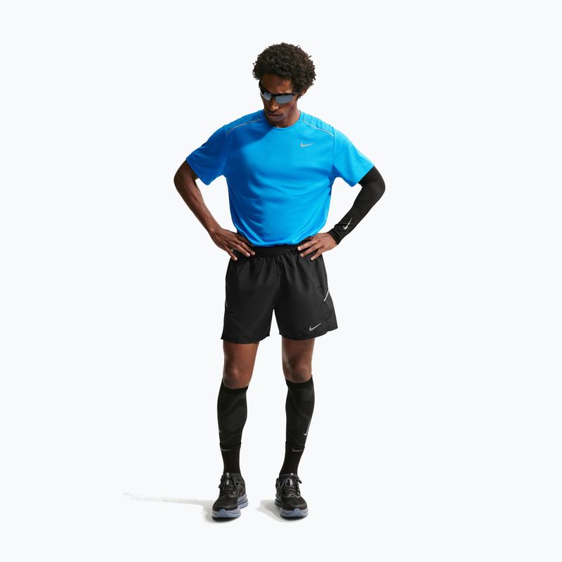 Vyriški šortai Nike Miler Dri-Fit Brief Lined 5" black/black 2
