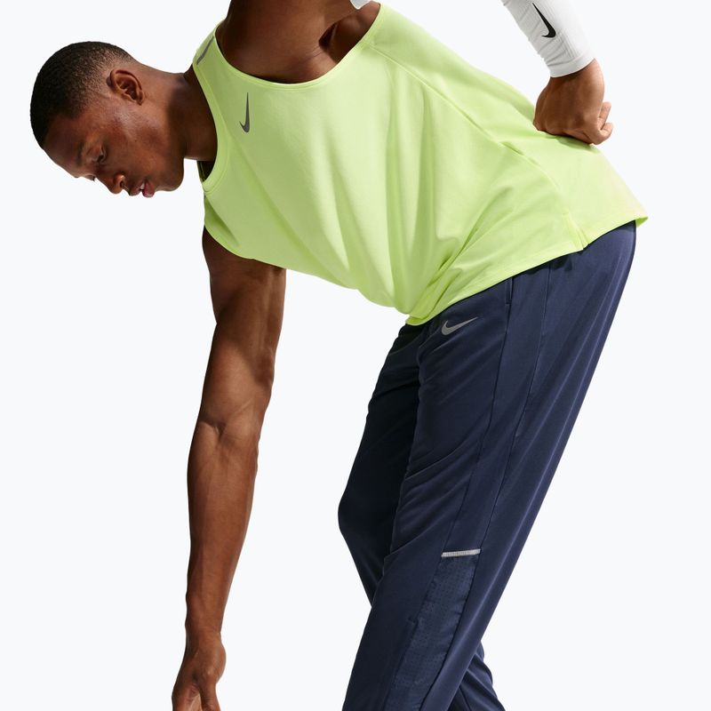 Vyriškos bėgimo kelnės Nike Miler Dri-Fit Knit midnight navy 4