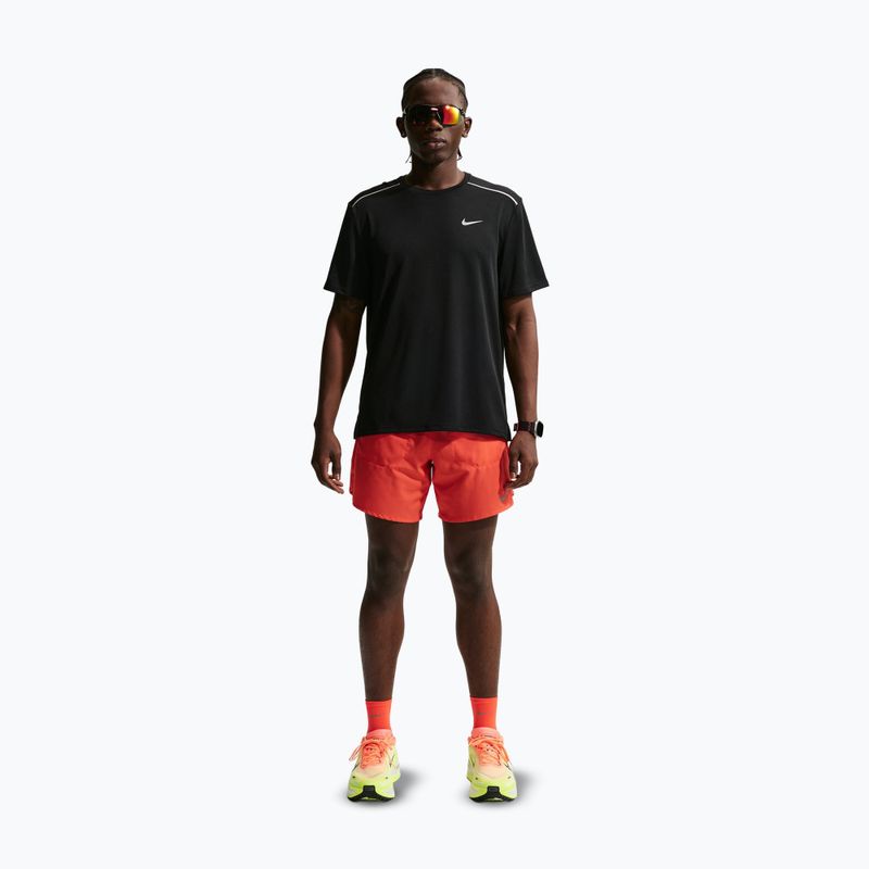 Vyriški bėgimo marškinėliai Nike Miler Dri-Fit UV black 2