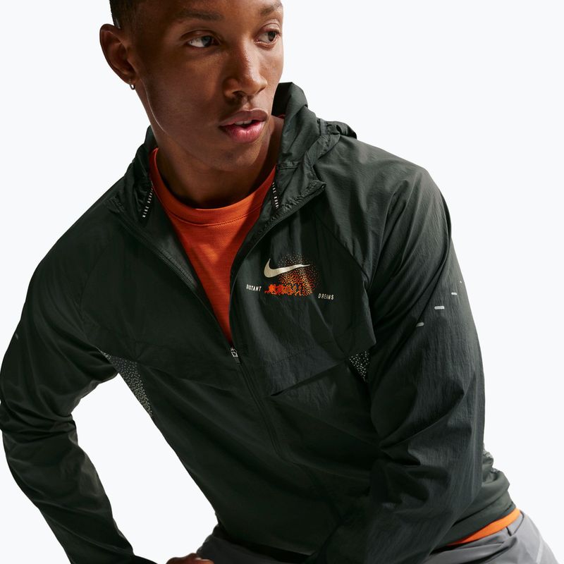 Vyriška bėgimo striukė Nike Stride Repel UV black spruce 6