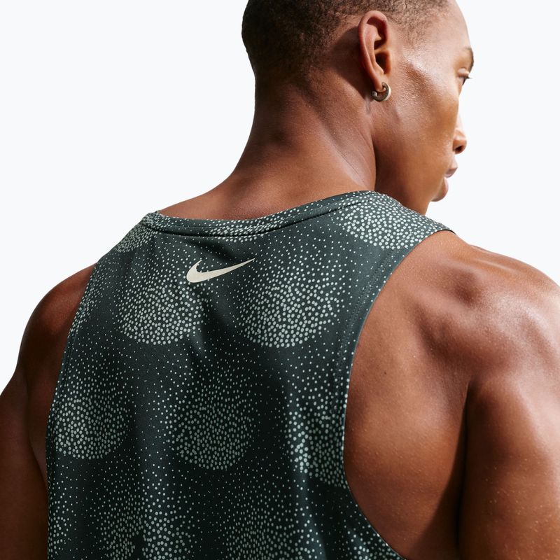 Vyriški bėgimo marškinėliai Nike Stride Dri-Fit ADV black spruce 5