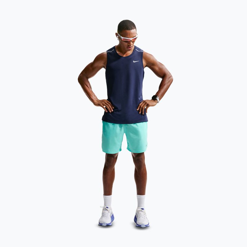 Vyriški bėgimo marškinėliai Nike Miler Dri-Fit midnight navy 2