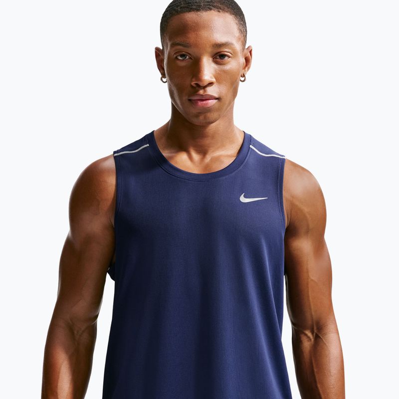 Vyriški bėgimo marškinėliai Nike Miler Dri-Fit midnight navy 4