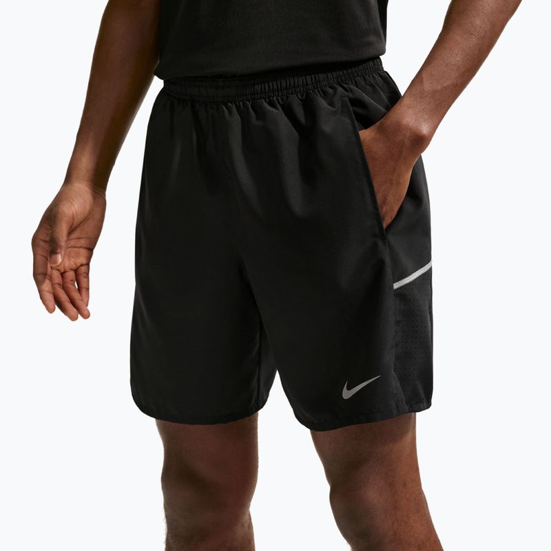 Vyriški bėgimo šortai Nike Miler Dri-Fit 2in1 7" black/black 5