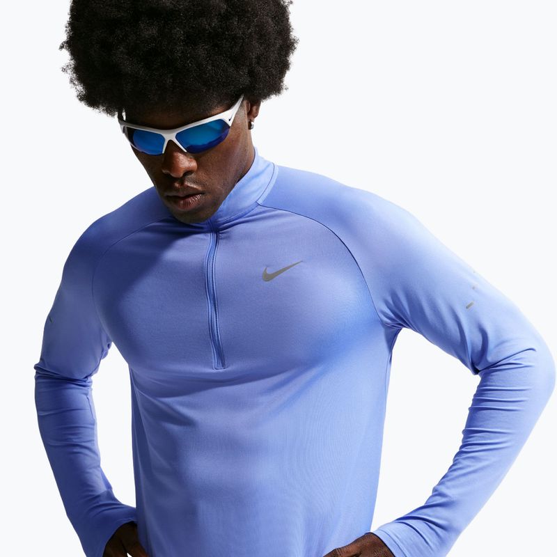 Vyriškas bėgimo džemperis Nike Stride 1/4 Zip Dri-Fit royal pulse 5