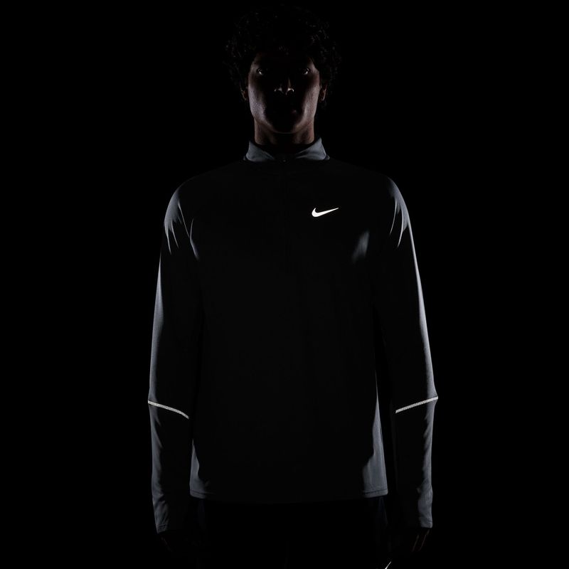 Vyriškas bėgimo džemperis Nike Miler Dri-Fit UV 1/2 Zip smoke grey 7