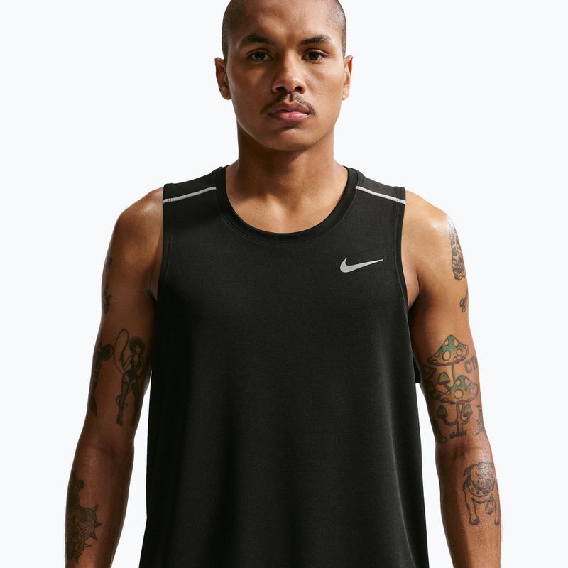 Vyriški bėgimo marškinėliai Nike Miler Dri-Fit black 4
