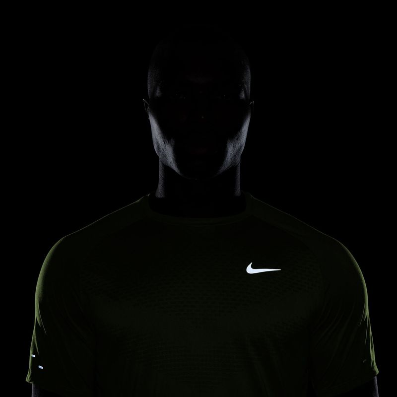 Vyriški bėgimo marškinėliai Nike Stride ADV volt ice 7