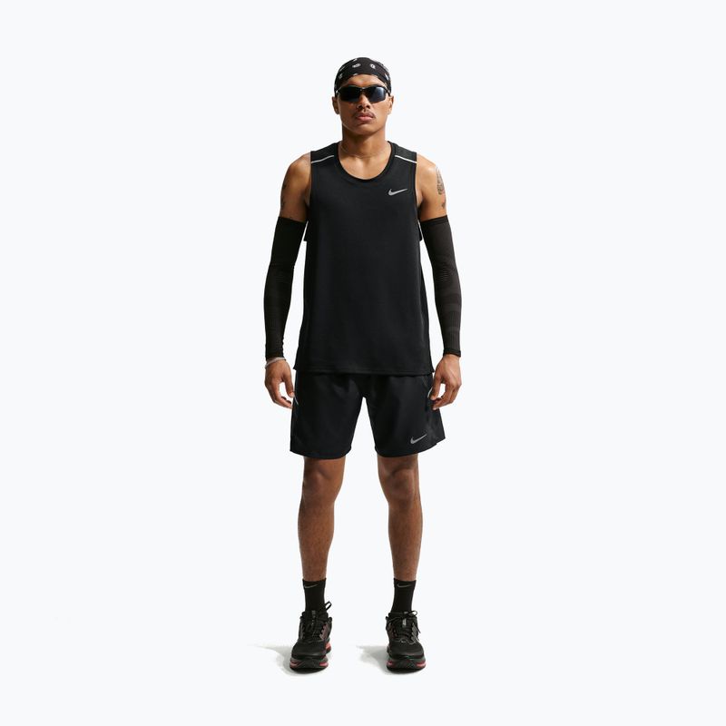 Vyriški bėgimo šortai Nike Miler Dri-Fit Brief Lined7" black/black 2