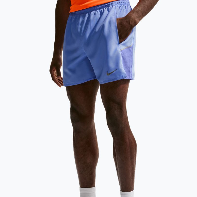 Vyriški bėgimo šortai Nike Miler Dri-Fit 2in1 5" royal pulse/sapphire 5