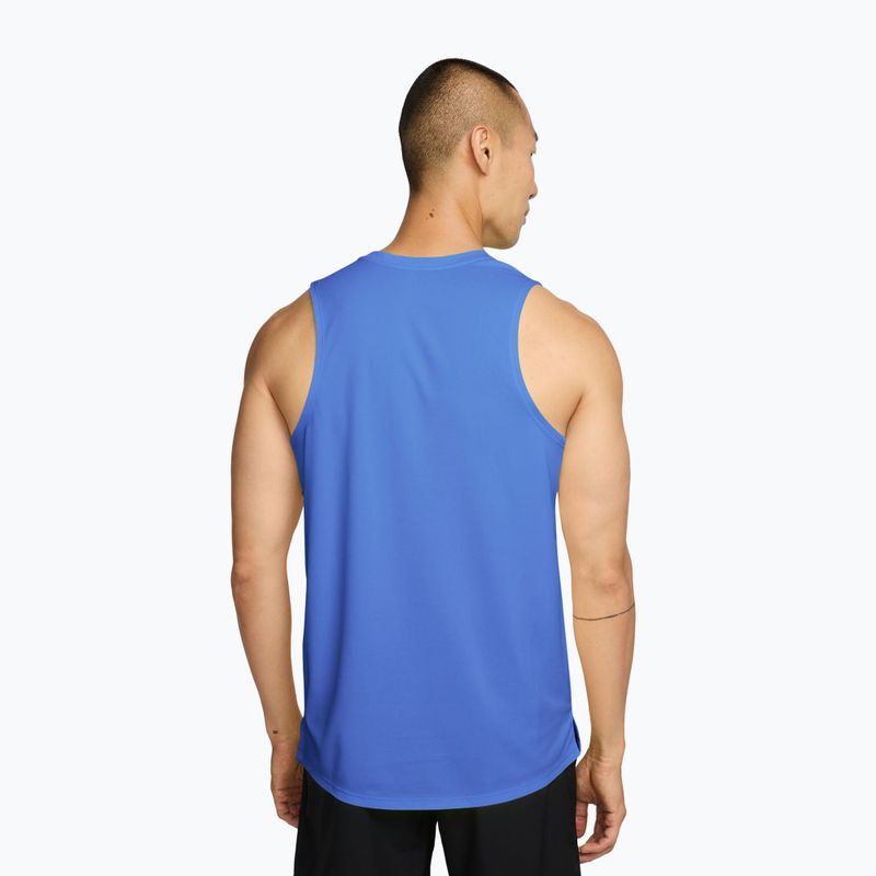 Vyriški bėgimo marškinėliai Nike Miler Dri-Fit royal pulse 2