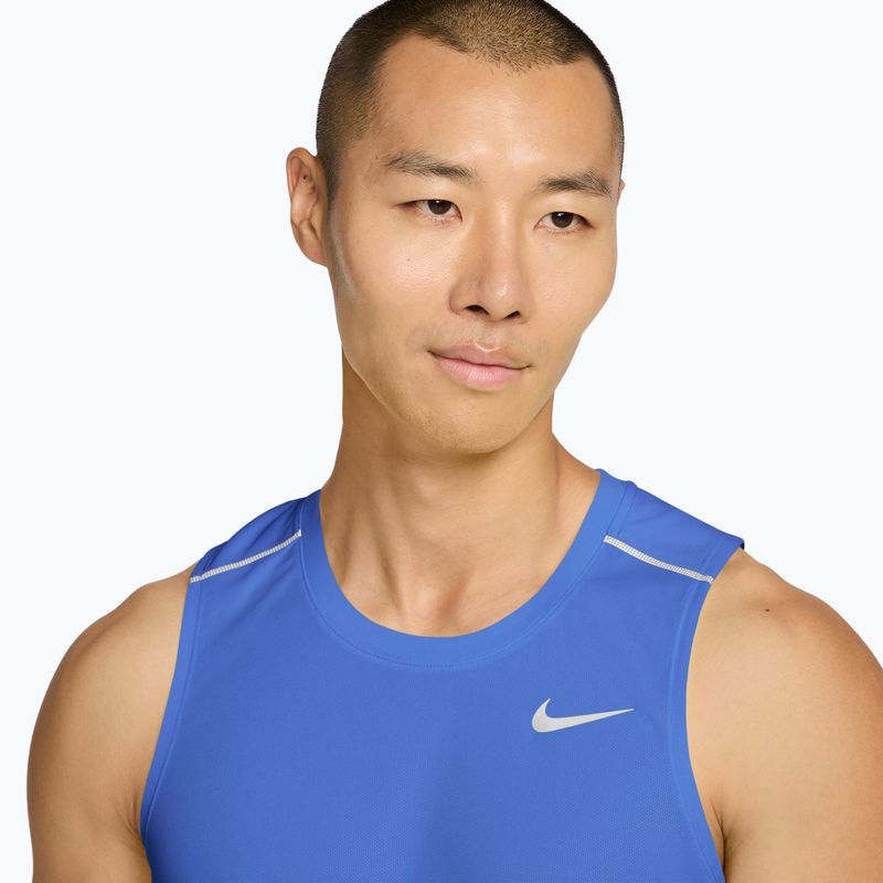 Vyriški bėgimo marškinėliai Nike Miler Dri-Fit royal pulse 3