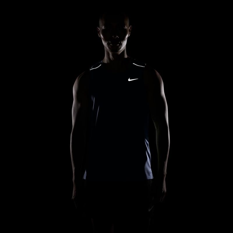 Vyriški bėgimo marškinėliai Nike Miler Dri-Fit royal pulse 4