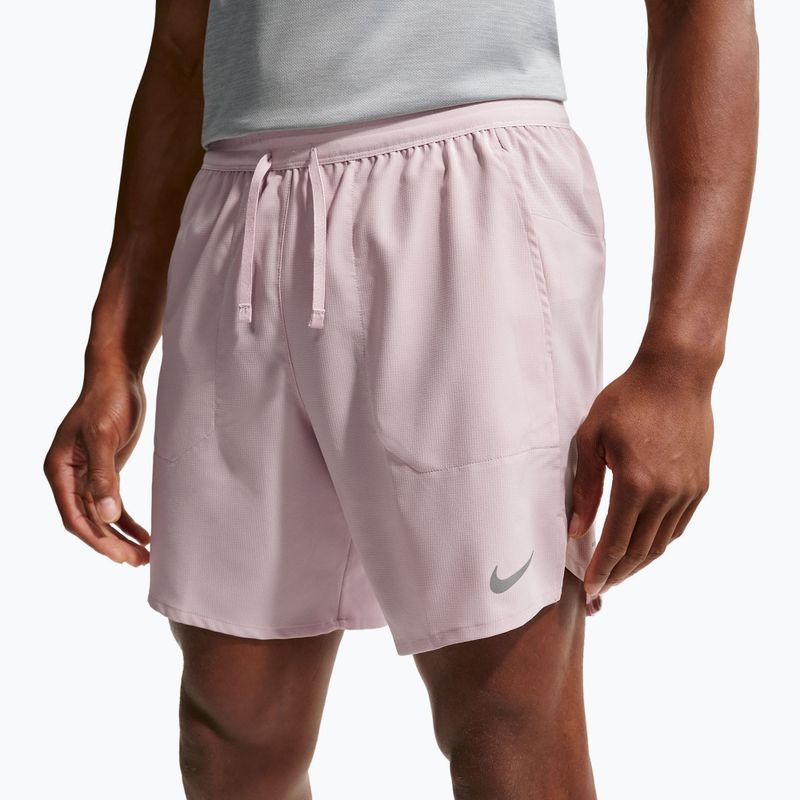 Vyriški bėgimo šortai Nike Stride Dri-Fit Brief-Lined 7" particle rose 5