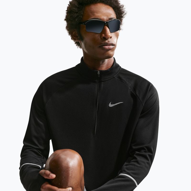 Vyriškas bėgimo džemperis Nike Miler Dri-Fit UV 1/2 Zip black 5