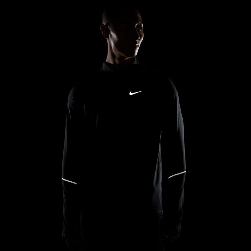 Vyriškas bėgimo džemperis Nike Miler Dri-Fit UV 1/2 Zip black 7
