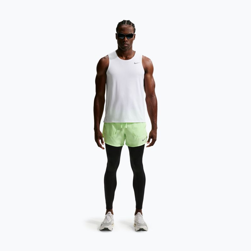 Vyriškos bėgimo tamprės Nike Miler Dri-Fit black/black 2