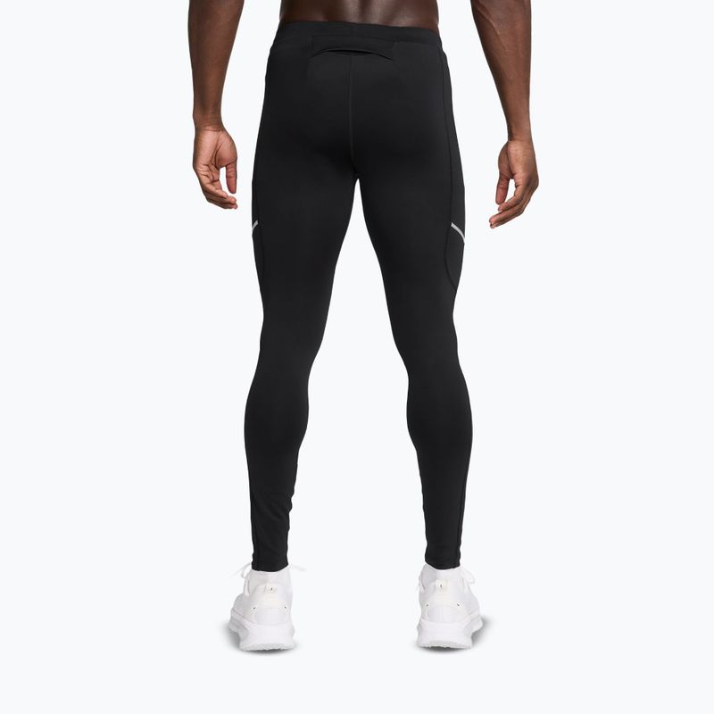 Vyriškos bėgimo tamprės Nike Miler Dri-Fit black/black 3