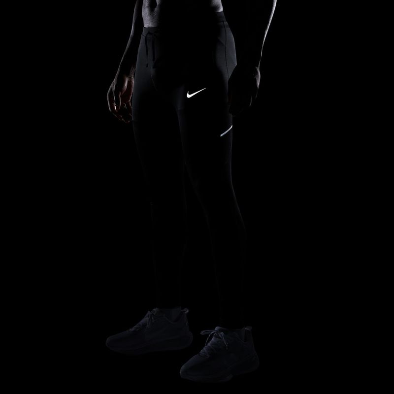 Vyriškos bėgimo tamprės Nike Miler Dri-Fit black/black 6
