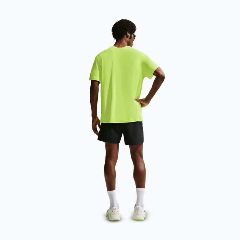 Vyriški bėgimo marškinėliai Nike Miler Dri-Fit UV volt ice 3