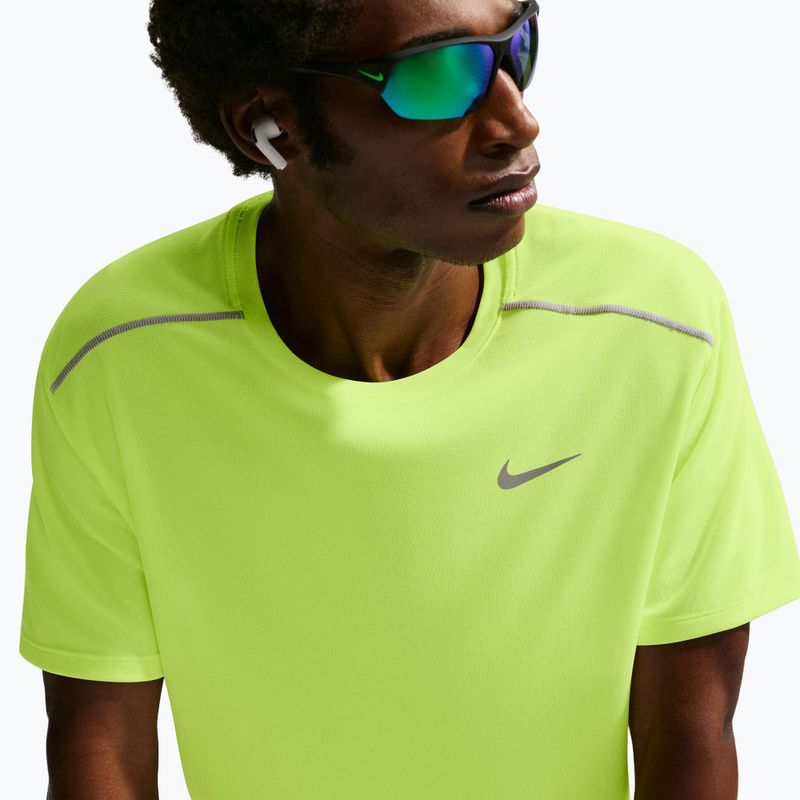 Vyriški bėgimo marškinėliai Nike Miler Dri-Fit UV volt ice 6